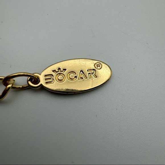 Bocar Multi Layer White Gold Seed Bead Torsade Knot Statement Necklace 20-22” - Picture 6 of 6